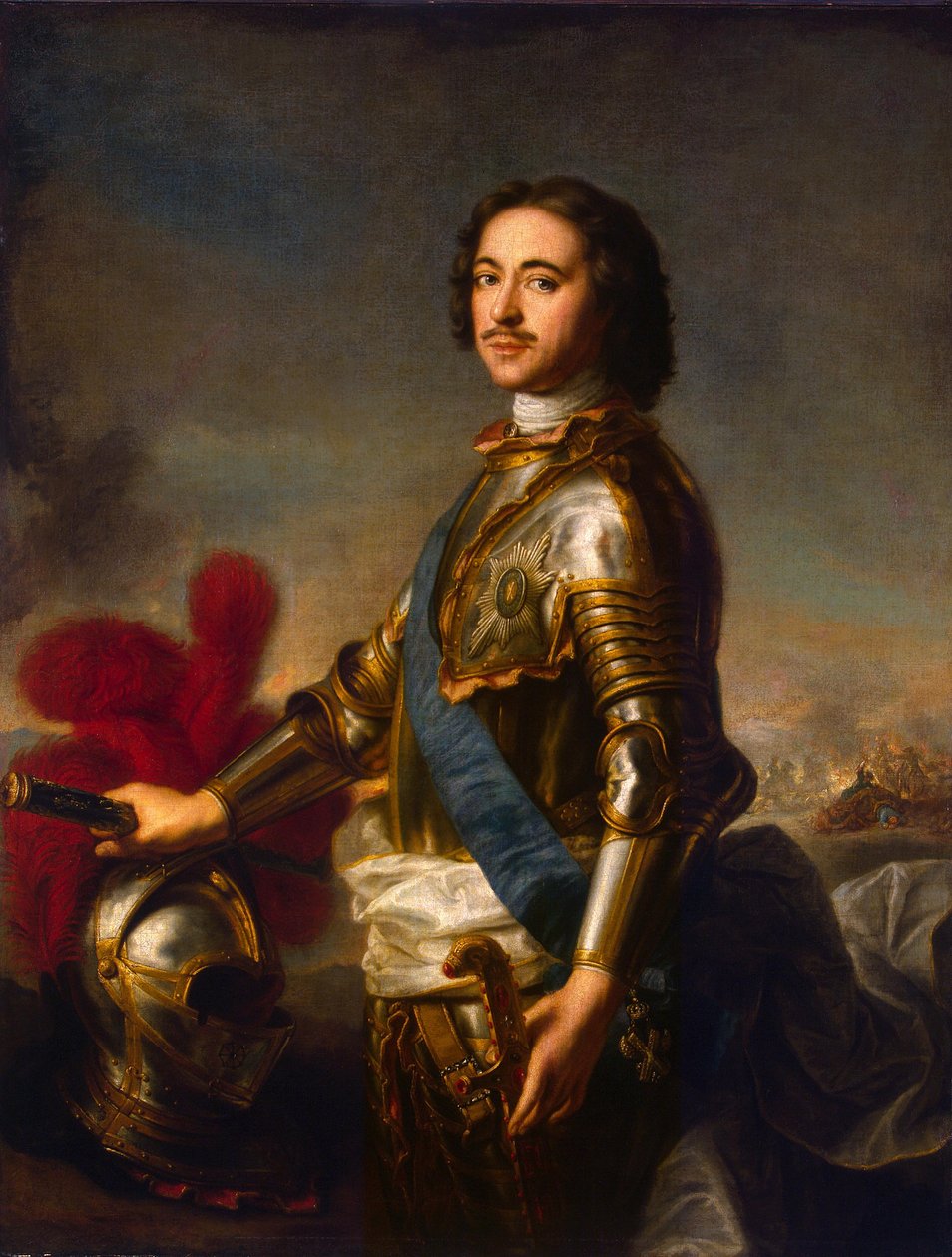 صورة بطرس الأول (1672-1725) بواسطة جان مارك ناتييه