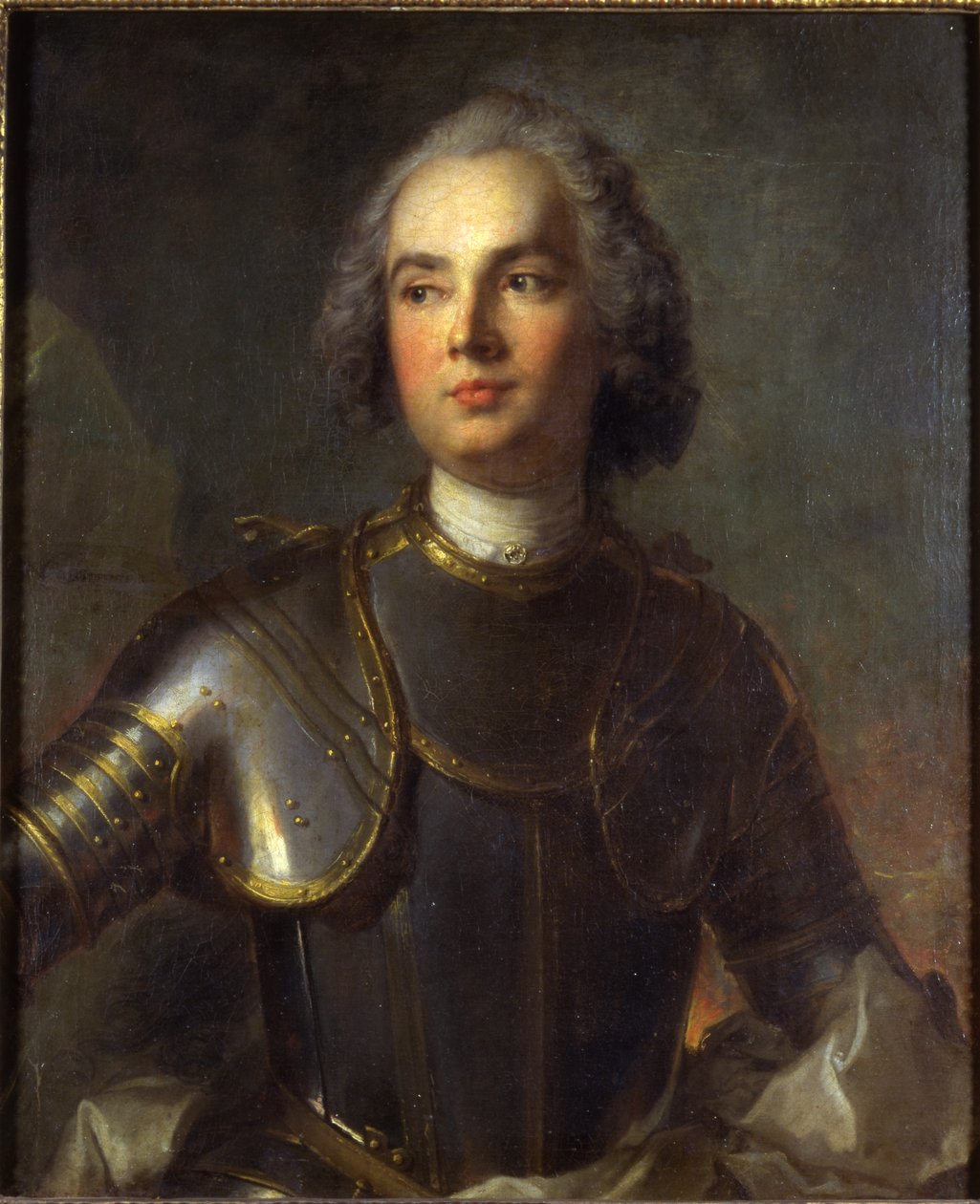 صورة لتشارلز-غيوم-لويس ، ماركيز دي بروغلي ، سيجنور دو ميسنيل ، 1734 بواسطة جان مارك ناتييه