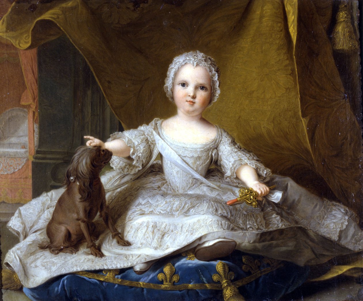 صورة للسيدة ماريا زفيرينا - رسم جان مارك (جان مارك) ناتير (1685 - 1766). 1751 - معرض أوفيزي ، فلورنسا بواسطة جان مارك ناتييه