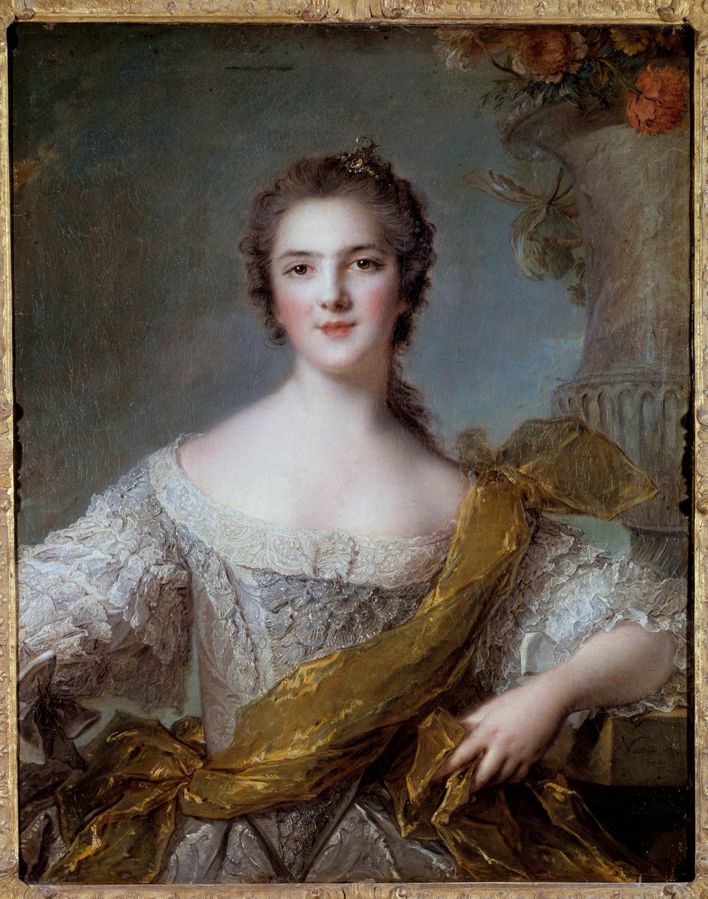 صورة مدام فيكتوار دو فرانس (1733-1799) ابنة لويس الخامس عشر لوحة جان مارك (جان مارك) ناتير (1685-1766) 1748 الشمس 0.81x0.64 م بواسطة جان مارك ناتييه