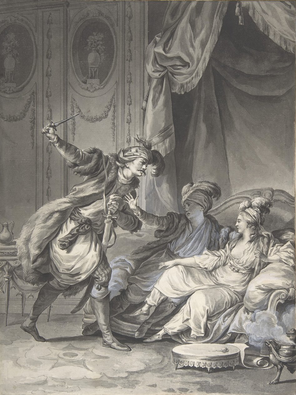 عندما كانوا هناك ، وصل العم ، كاليفورنيا. 1778. بواسطة جان ميشيل مورو
