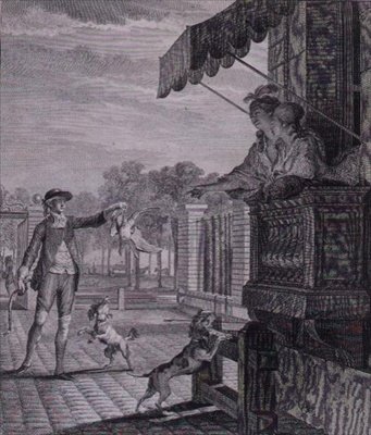الرهان الناجح ، نقش Camligue (1785) بواسطة جان ميشال الأصغر (بعد) مورو
