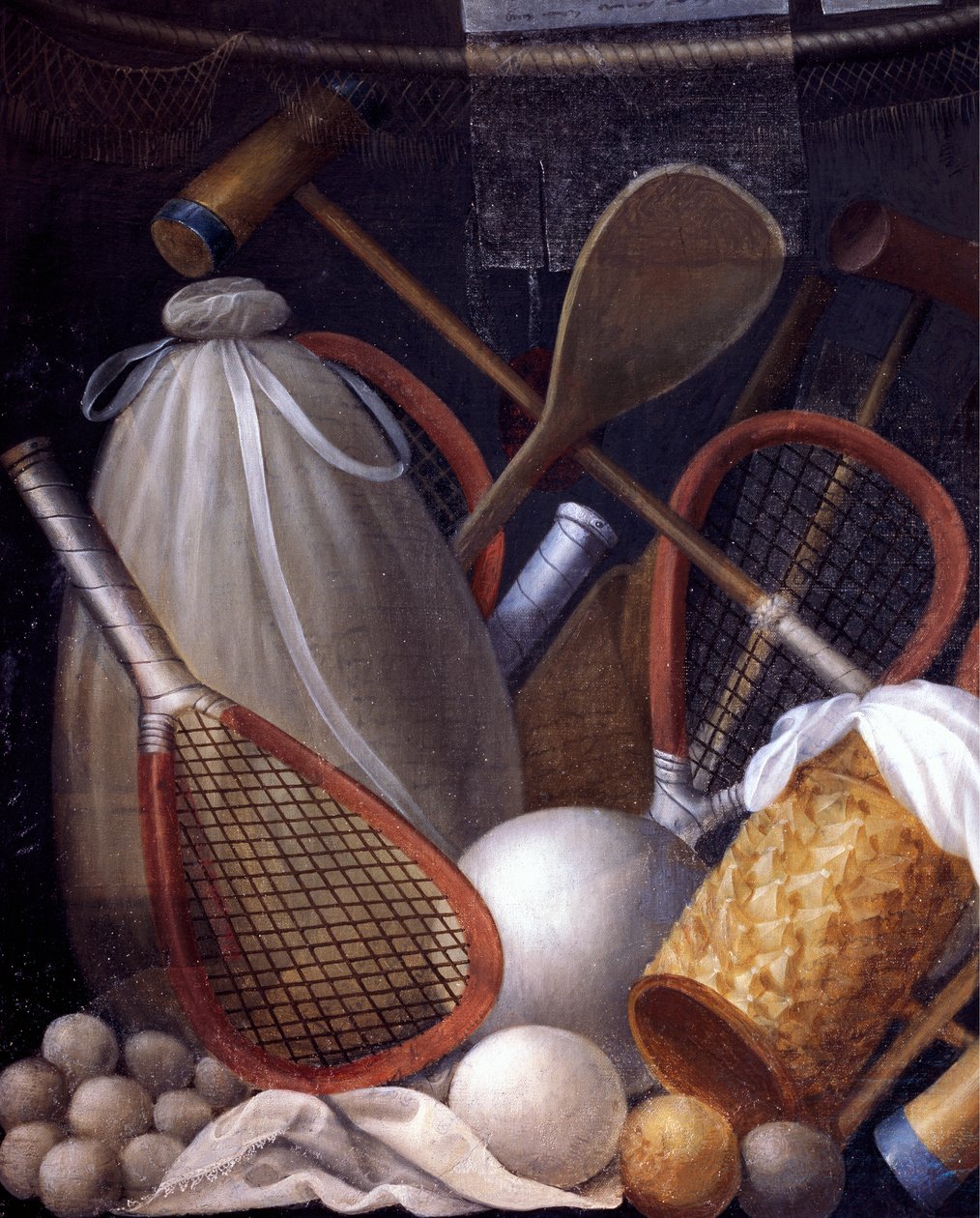 رمزية الألعاب ، لوحة رسمها جان موسنييه (1600-1656). قلعة Beauregard ، Loir-et-Cher ، فرنسا. بواسطة جان منير أو موسنييه
