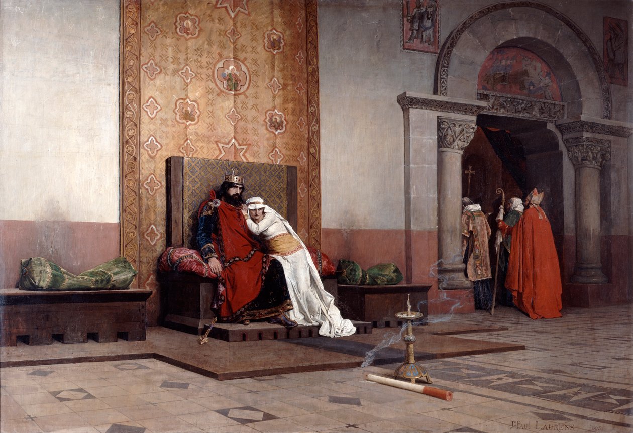 حرمان روبرت التقي (1875) بواسطة جان بول لورنس