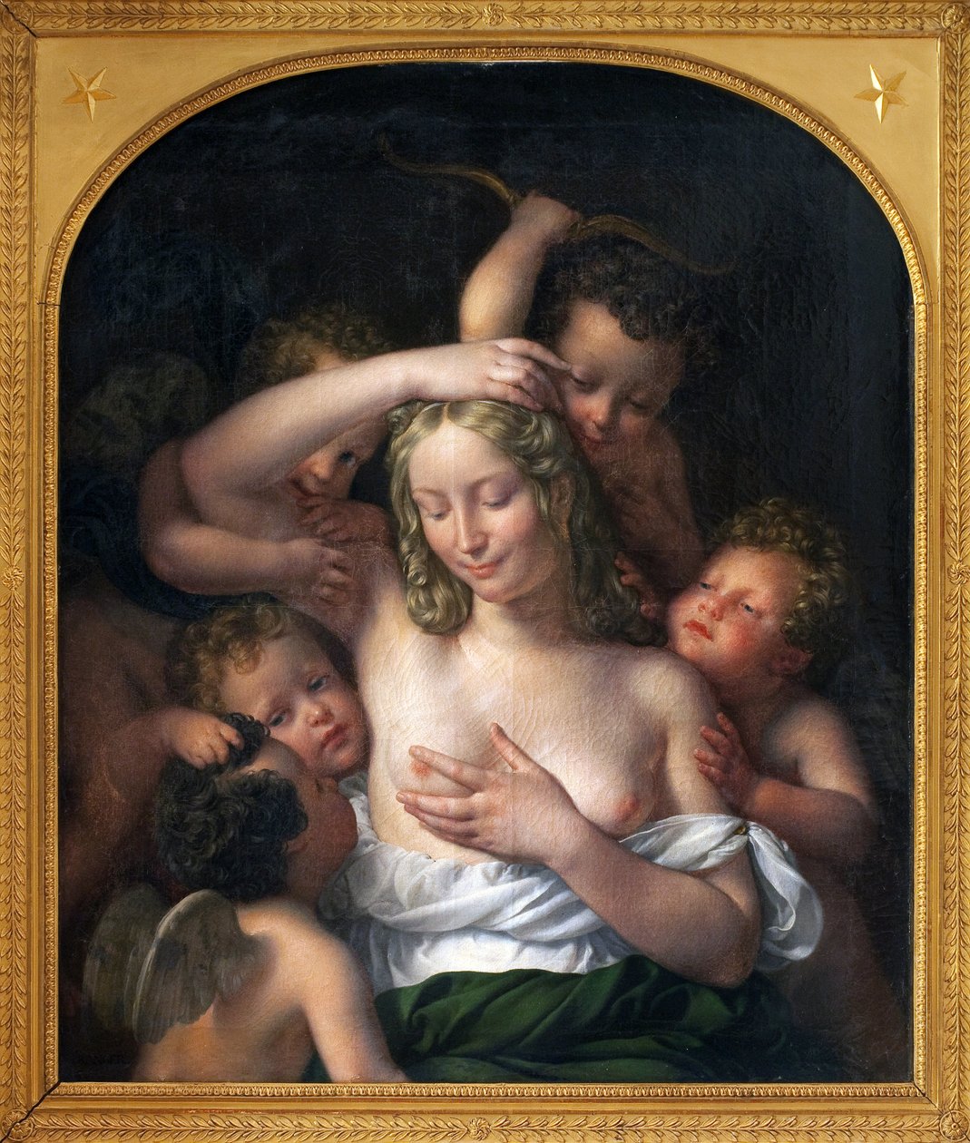 حورية وحب. لوحة جان بيير جرانجر (1779-1840) ، زيت على خشب ، 96.5 × 82 سم بواسطة جان بيير جرانجر