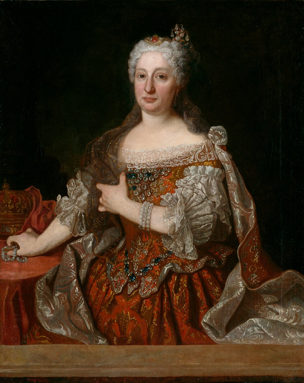 ماري آن دوتريش (1683-1754) (ماري آن) - صورة أرشيدوقة النمسا ماريا آنا (1683-1754) ، ملكة البرتغال بواسطة رانك ، جان (1674-1735) ، ج. 1729 - زيت على قماش بواسطة جان رانك