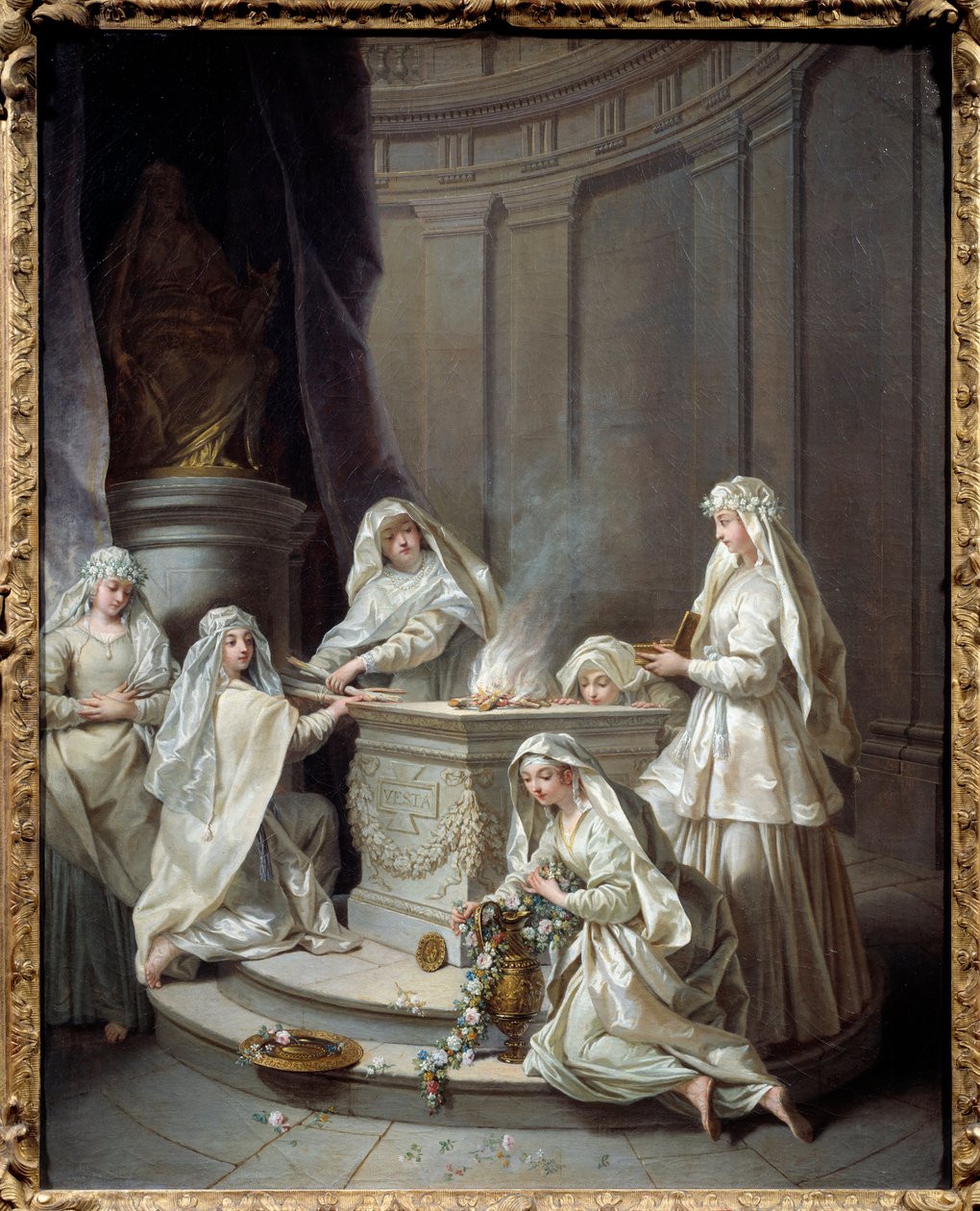 العذارى القدماء. لوحة جان رو (1677-1734) بواسطة جان رو