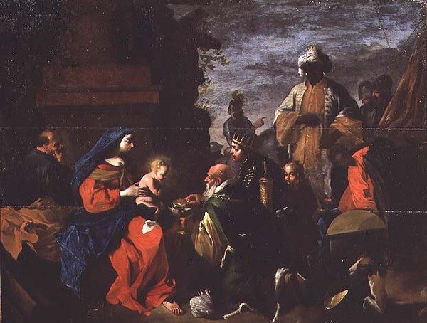 العشق من المجوس ، 1640-45 (زيت على لوح) بواسطة جان تاسيل
