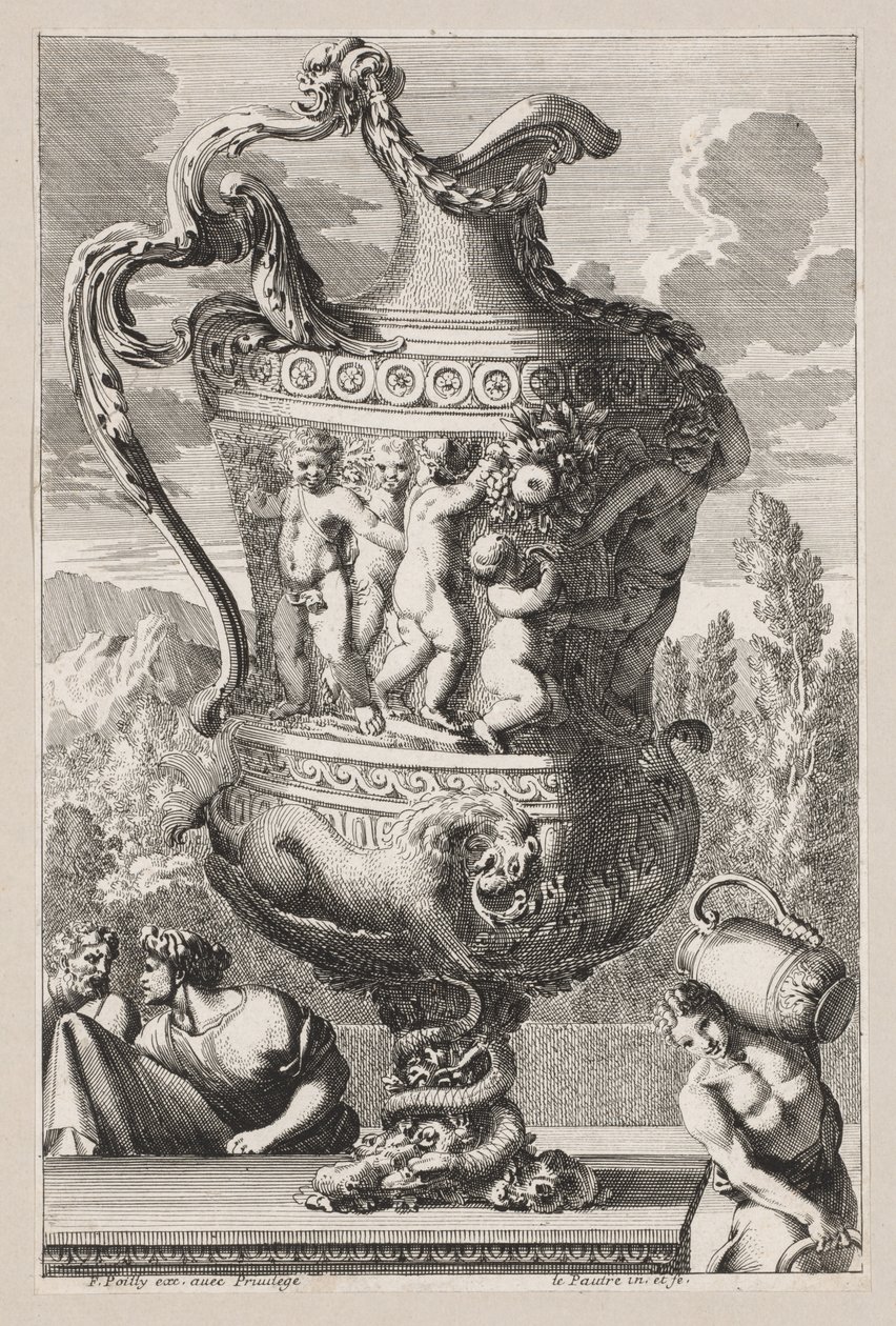 جرة ديكور ، 1600s. بواسطة جان لو بوتر
