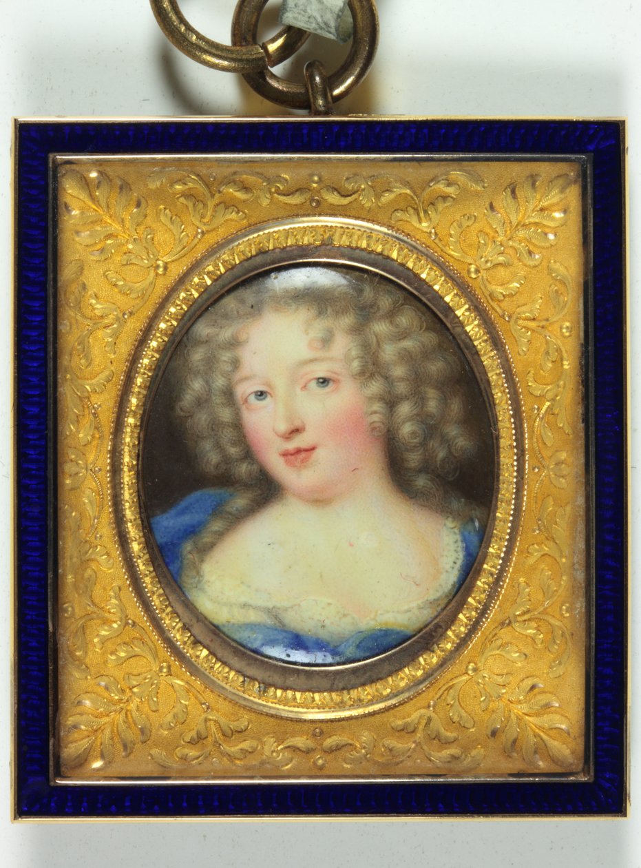 سيدة تدعى Francoise-Marguerite De Sevigne ، Comtesse De Grignan (المينا) بواسطة جان الأكبر بيتيتوت