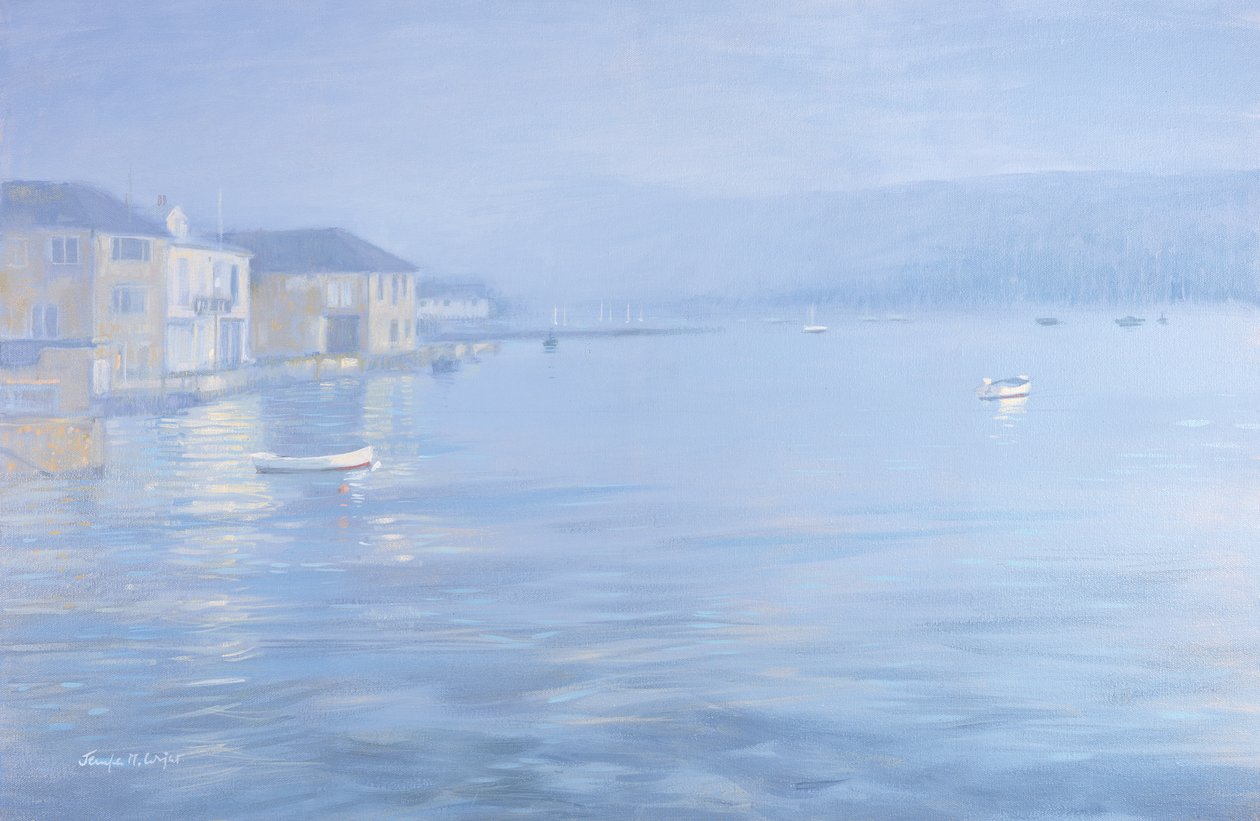 Salcombe - Misty Morning ، 1998 بواسطة جينيفر رايت