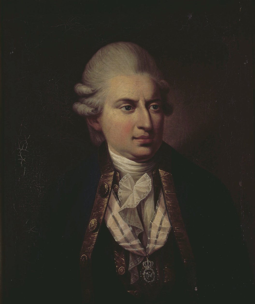 صورة للكونت يوهان فريدريش ستروينسي (1737-1772) (زيت على قماش) بواسطة ينس جويل