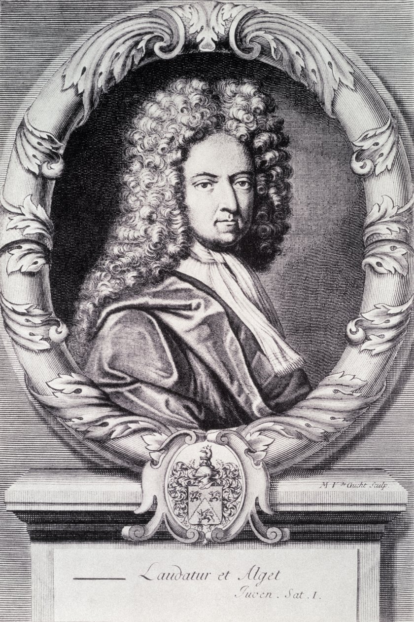 دانيال ديفو ، نقش بواسطة مايكل فان دير جوت (1660-1725) بواسطة إرميا تافيرنر