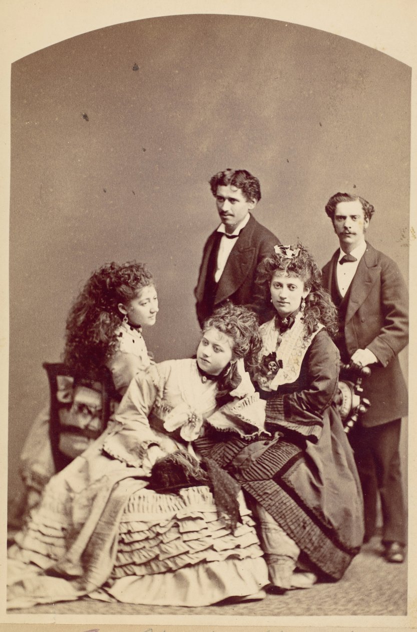 عائلة ووهيس ، نيويورك ، 1870. بواسطة إرميا جورني
