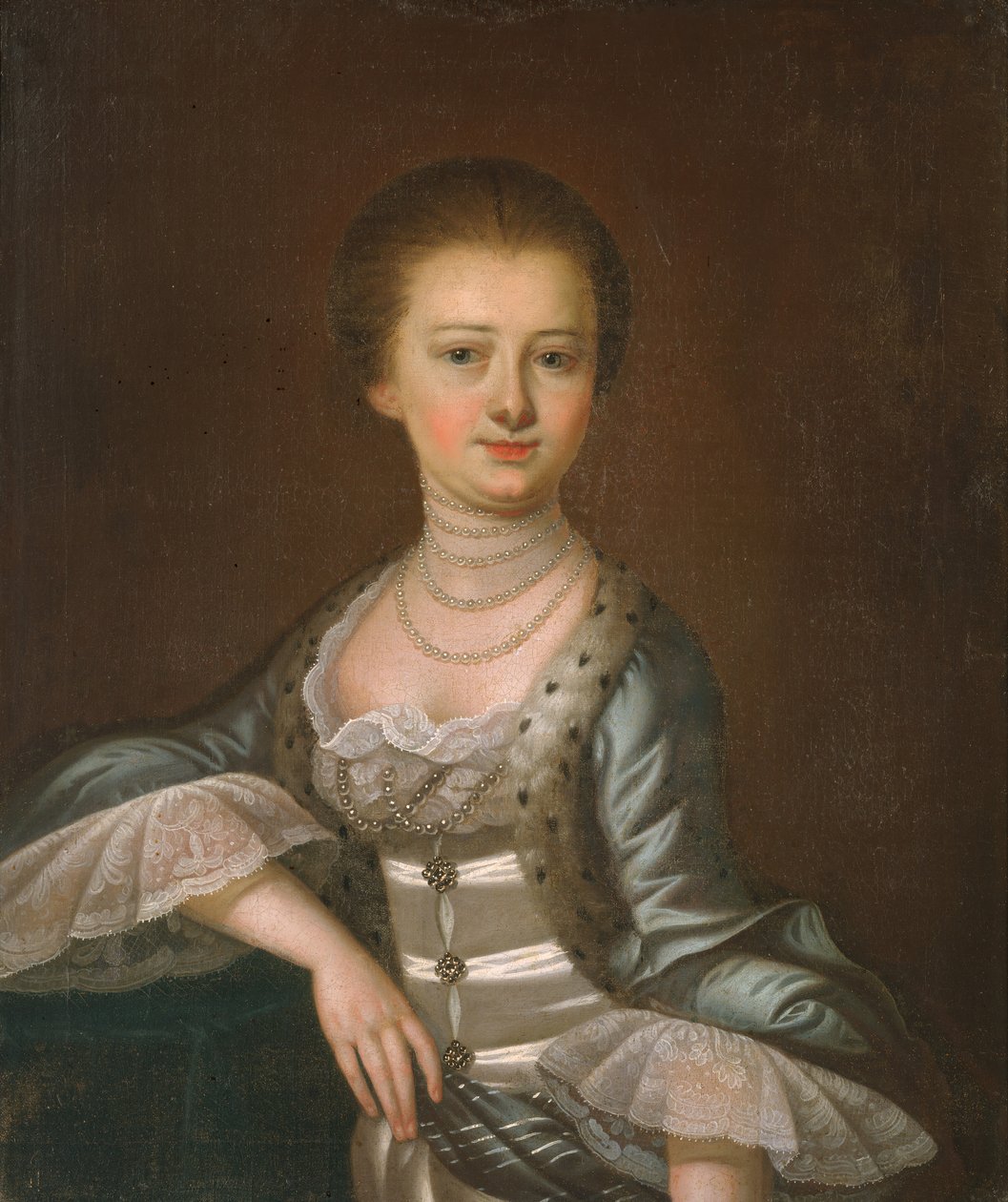 السيدة جون دارت ، كاليفورنيا. 1772-74. بواسطة إرميا ثيوس