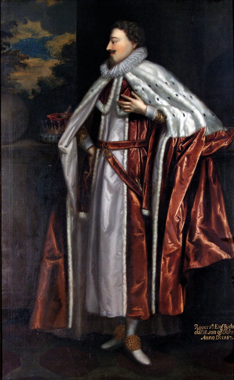 روجر مانرز ، إيرل روتلاند الخامس (1576-1612) ، ص 1675 بواسطة Jeremias van der Eyden