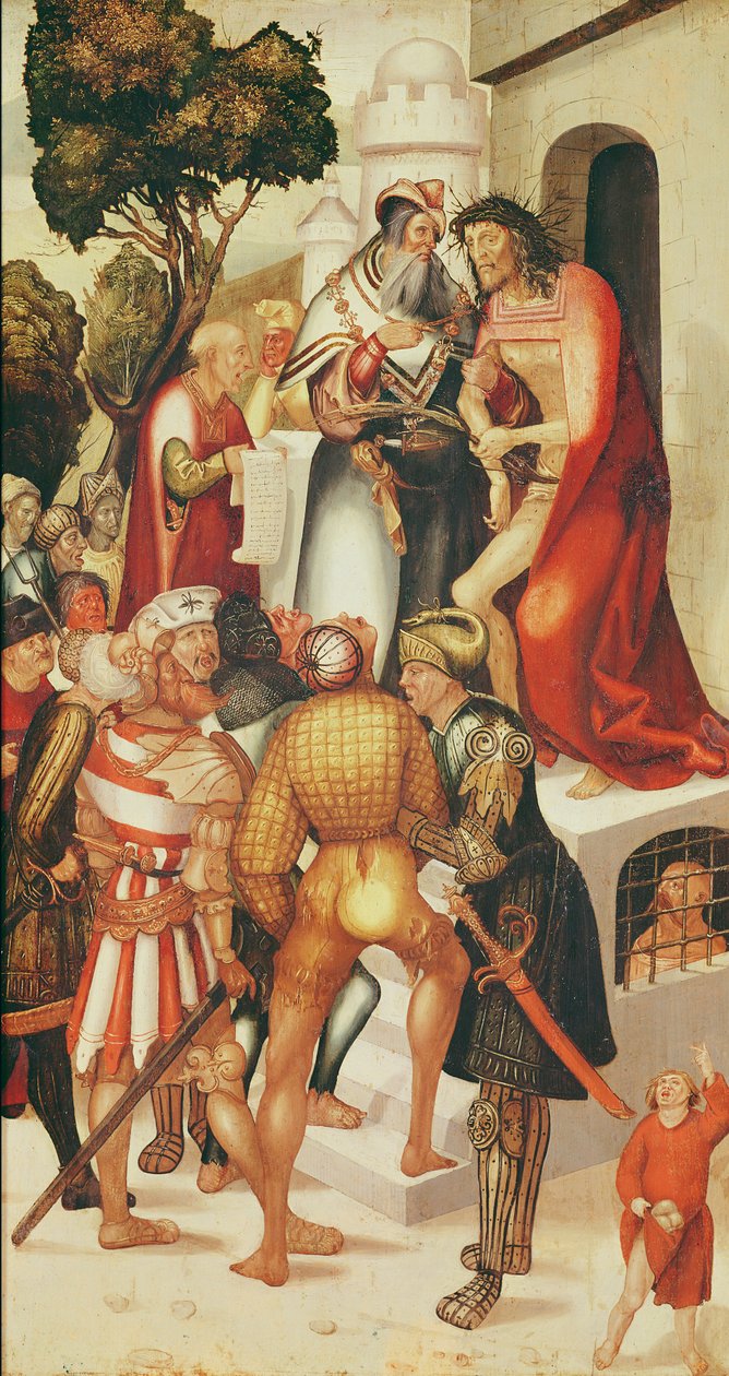 Ecce Homo ، من Herrenberg Altarpiece ، 1519 بواسطة جرج راتجب