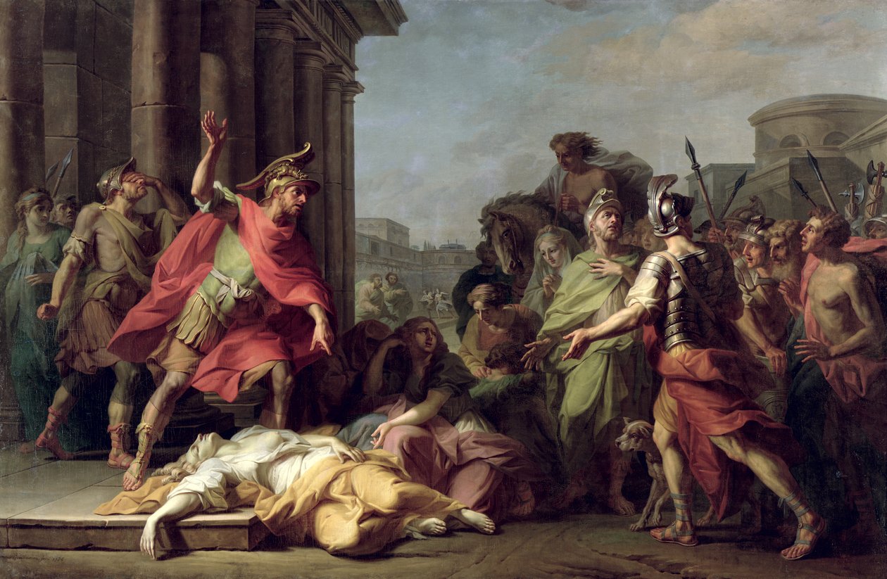 وفاة لوكريتيا ، 1784 بواسطة جيروم برودهوم