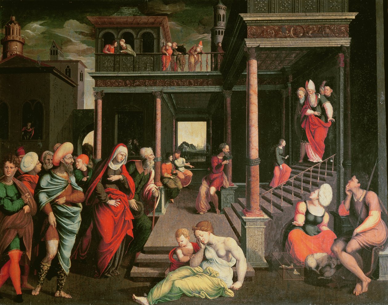 العرض في الهيكل بواسطة Jeronimo Cosida y Ballejo