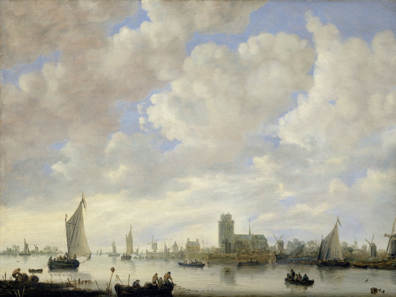 منظر مرويدي في دوردريخت ، c.1660 بواسطة Jeronimus van Diest