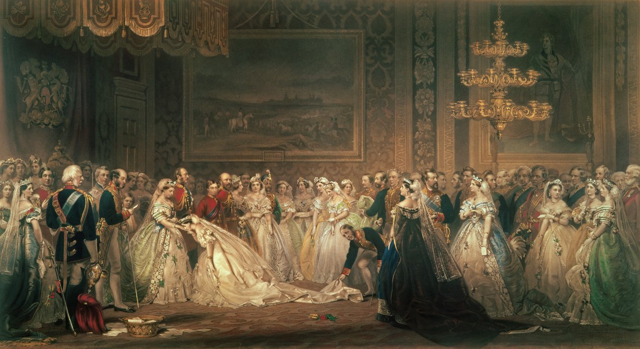 غرفة رسم في قصر سانت جيمس في عهد الملكة فيكتوريا ، نقشها P. Stacpoole ، حانة. بقلم William Lucas und Co. ، 1864 بواسطة جيري باريت