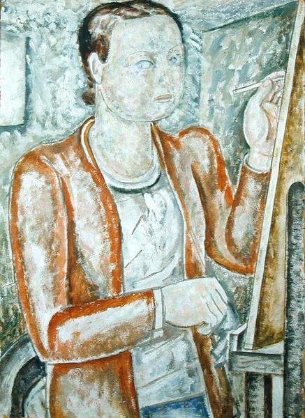 بورتريه ذاتي ، حوالي عام 1928 (زيت على لوح جيسو) بواسطة جيسيكا ستيوارت ديسمور