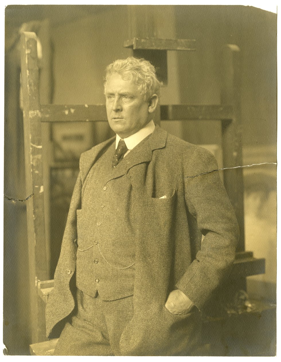 J Alden Weir ، c.1905-19 (الصورة الفضية الجيلاتينية) بواسطة جيسي تاربوكس بيلز