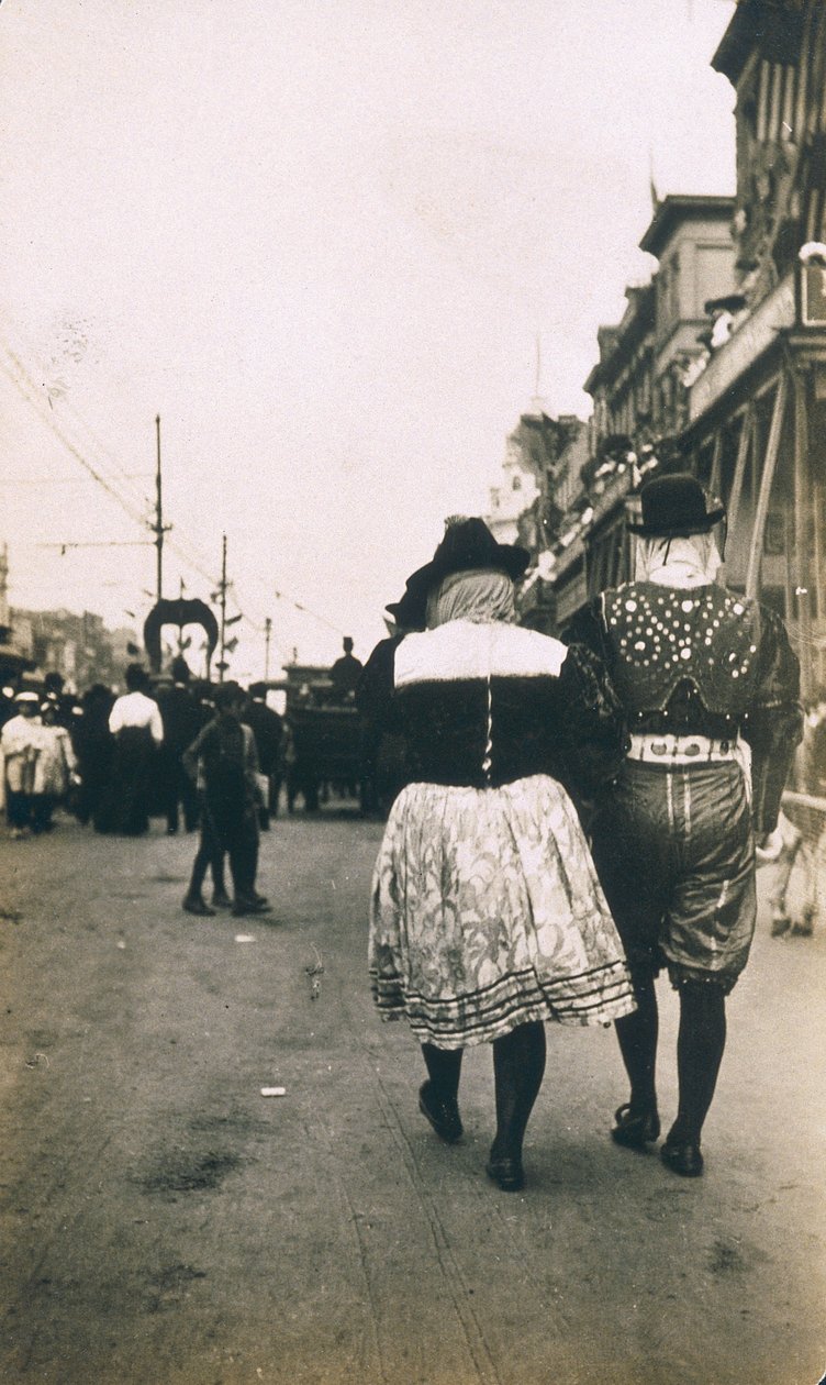 نيو أورليانز ، ماردي جراس ، c.1905 بواسطة جيسي تاربوكس بيلز