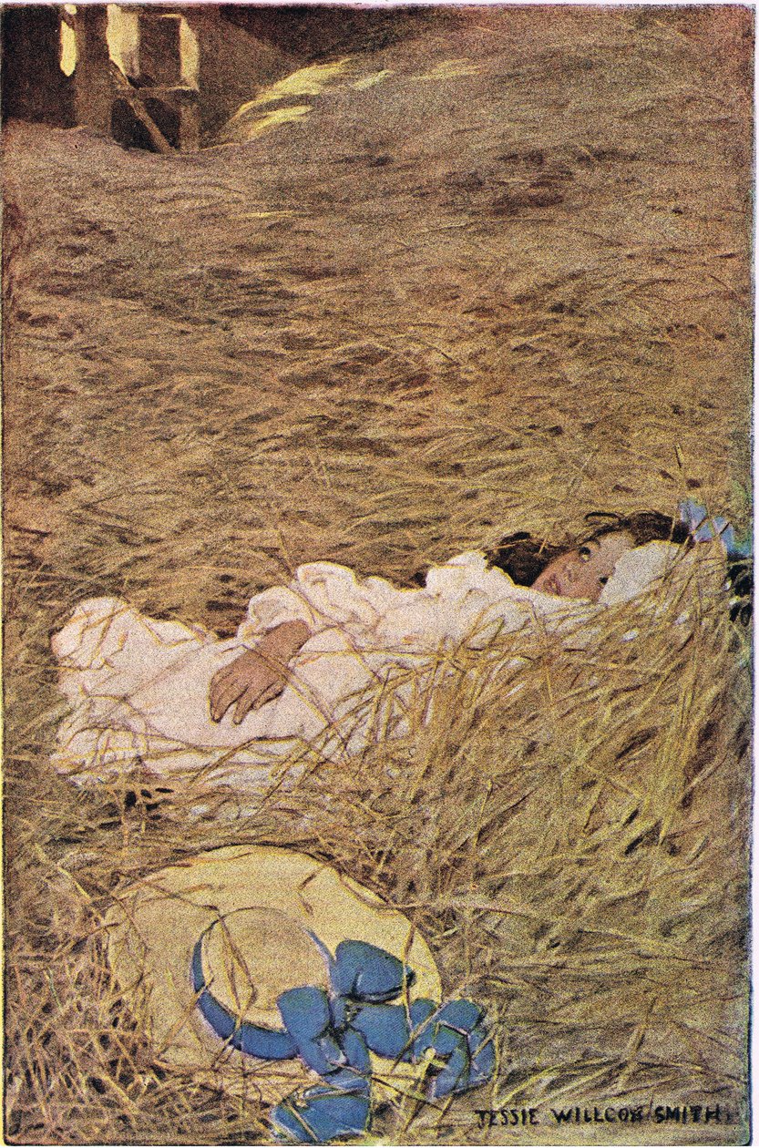فتاة في هايلوفت ، من "حديقة آيات طفل لطفل" بقلم روبرت لويس ستيفنسون ، نُشرت عام 1885 (لون ليثو) بواسطة جيسي ويلكوكس سميث