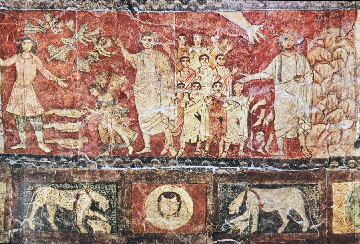 نبوءة حزقيال (درجة الحرارة على الجص) (انظر أيضًا 397873) بواسطة المدرسة اليهودية