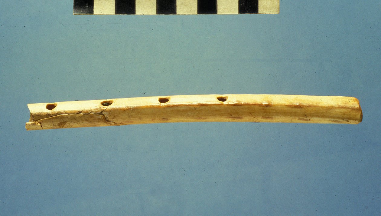 الناي ، مدينة داود ، c.799-600 قبل الميلاد (العظام) بواسطة المدرسة اليهودية