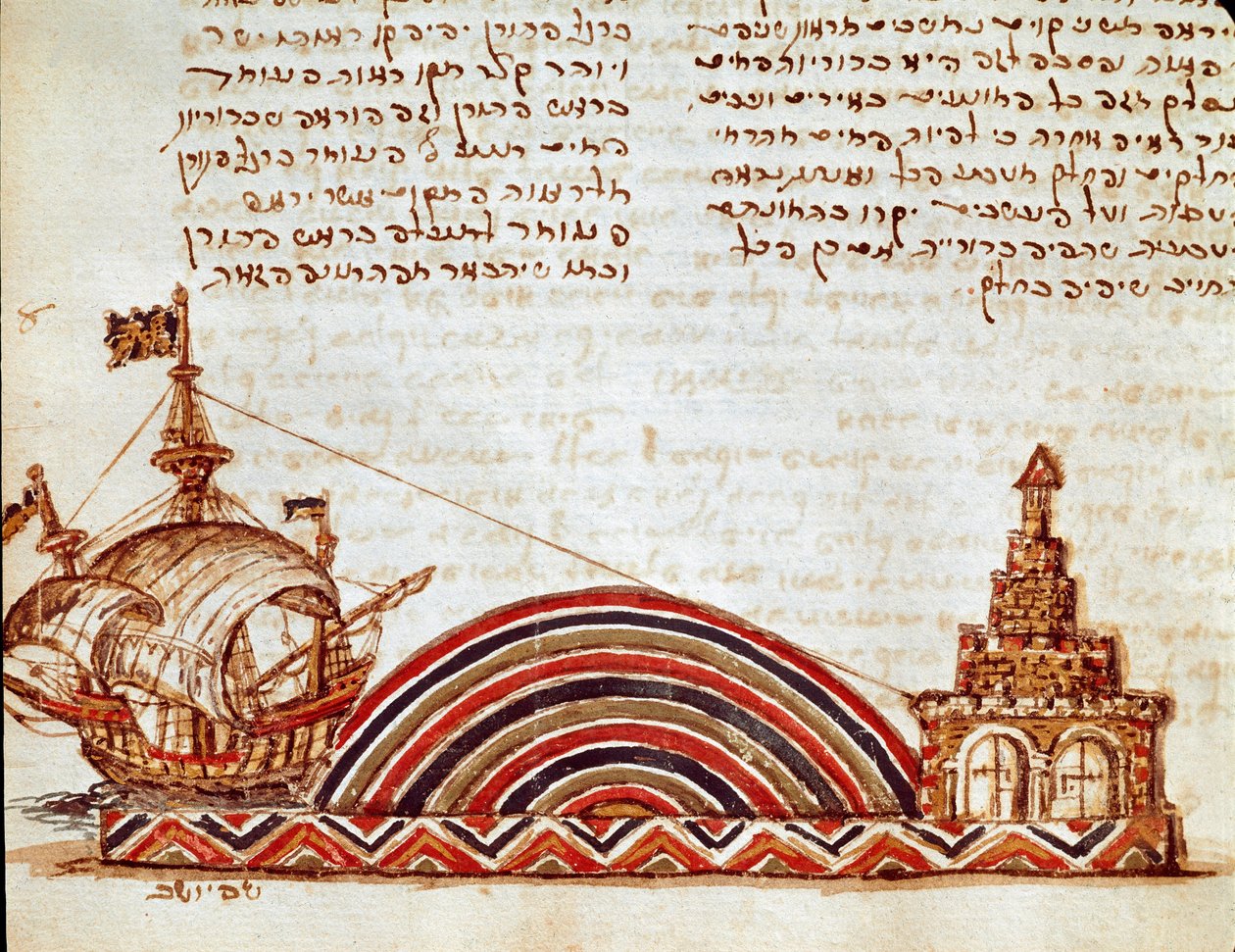 Study of the marine horizon (Miniature بواسطة المدرسة اليهودية