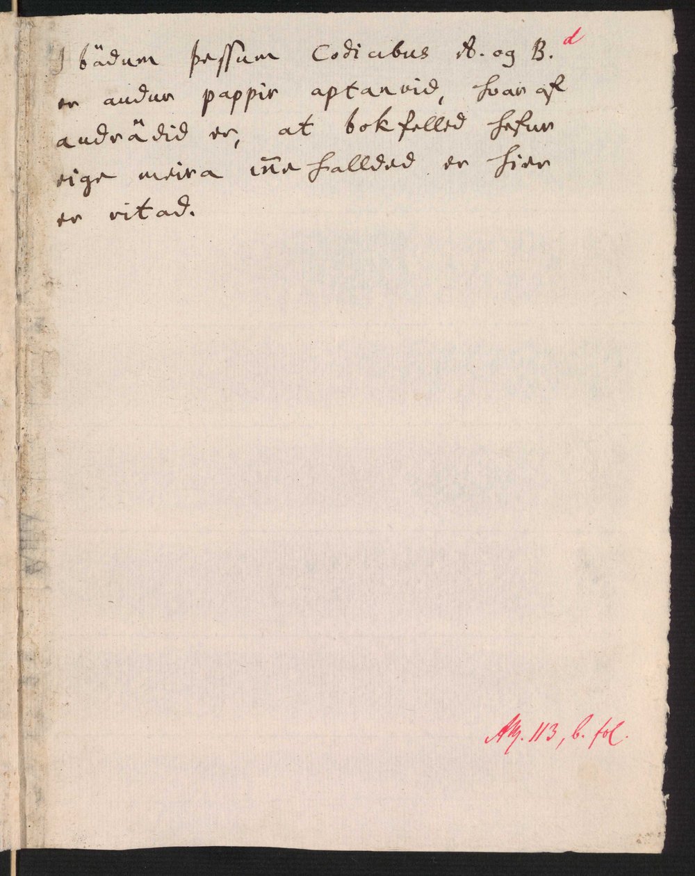 نسخة من الكتاب الأيسلندي لجون إيرليندسون ، المخزنة في معهد Árni Magnússon (الصفحة 13-38) بواسطة جون إرليندسون
