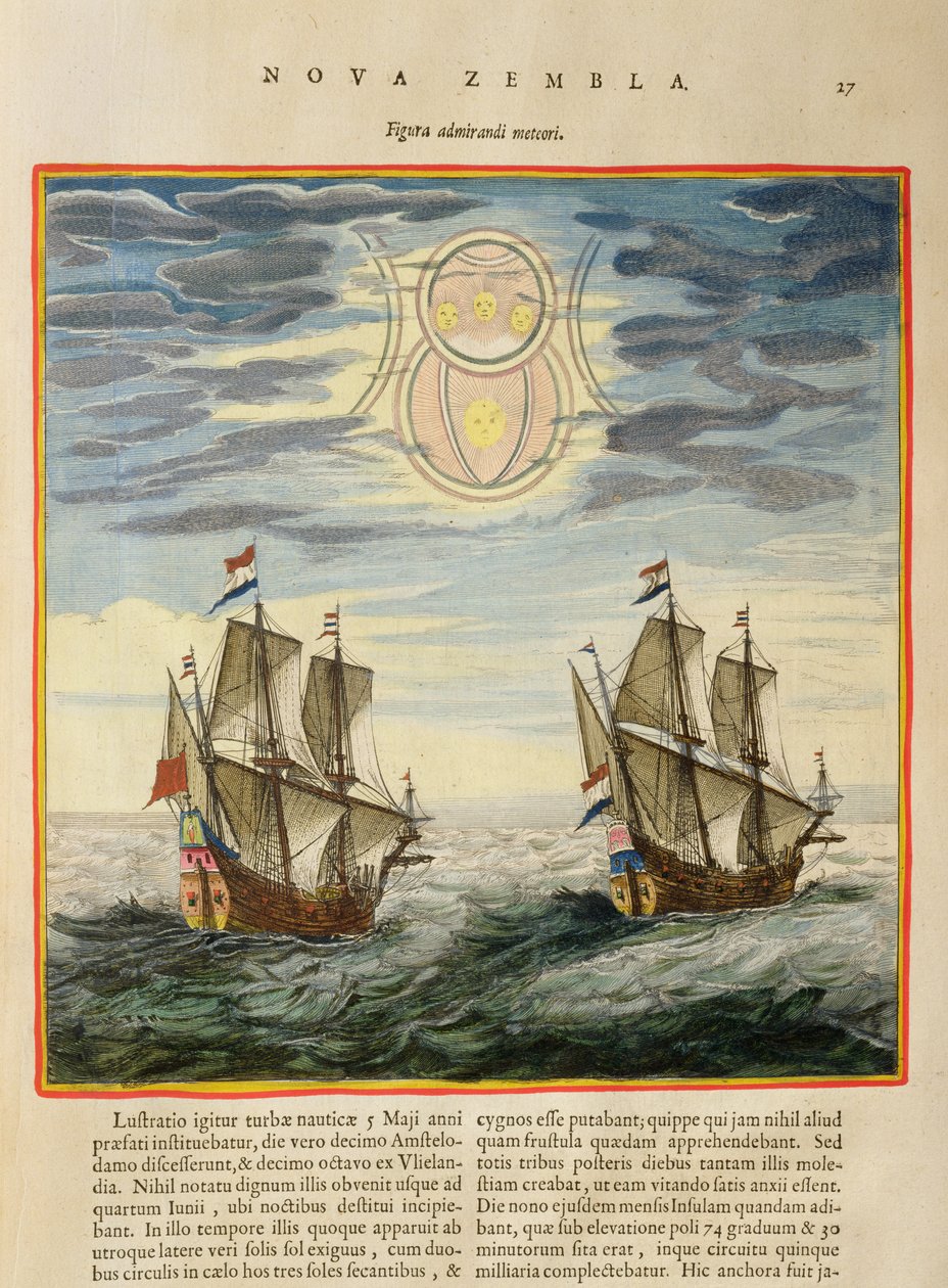 الشمس والنجوم التي توجه البحارة في طريقهم من "أطلس مايور ، سيف كوزموغرافيا بلافيانا" ، 1662 بواسطة جوان بلاو