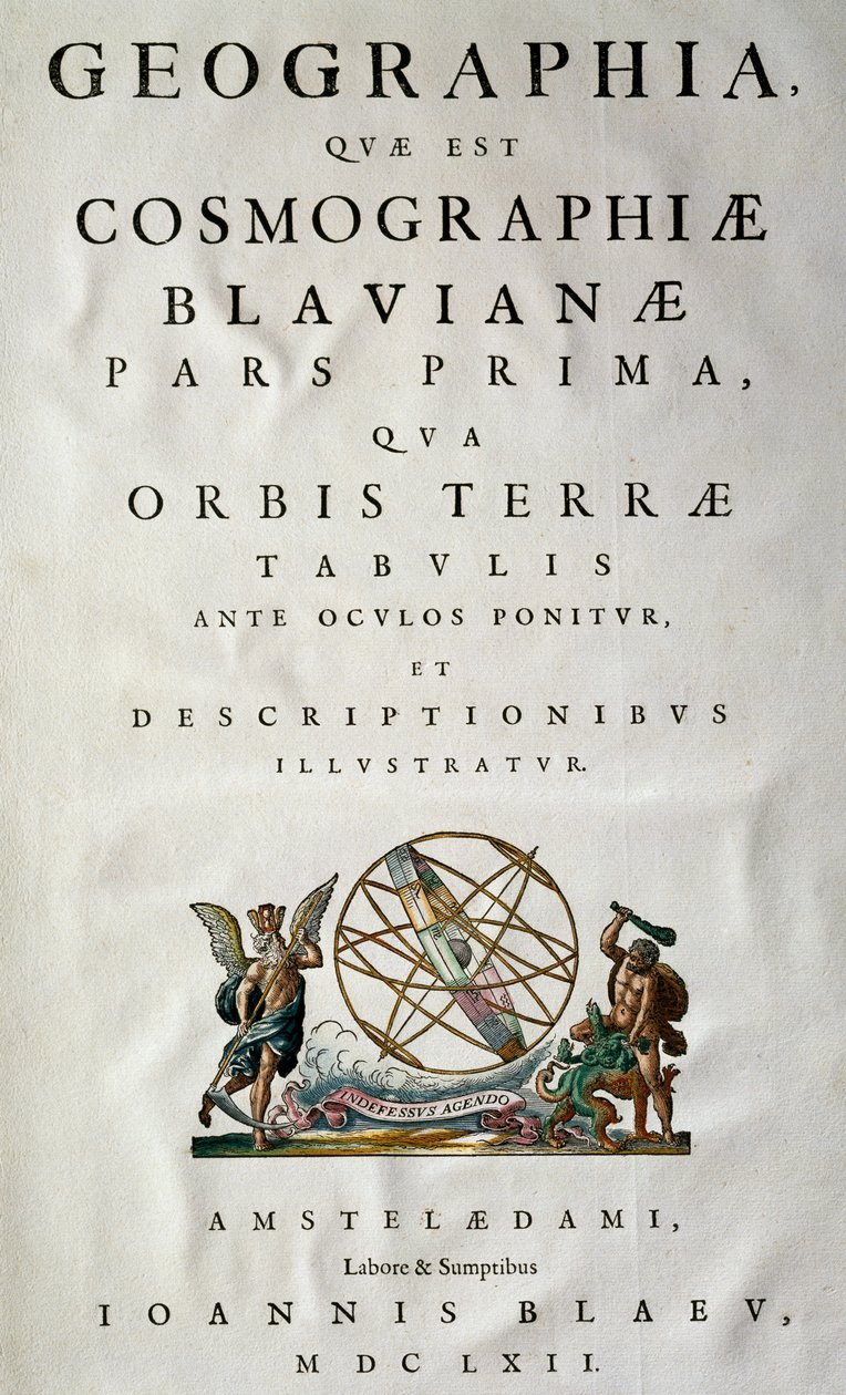 أطلس ماجور ، أو بلافيانا الكونية ، أطلس لجوان بلاو (1596-1673) بواسطة جوان بلاو