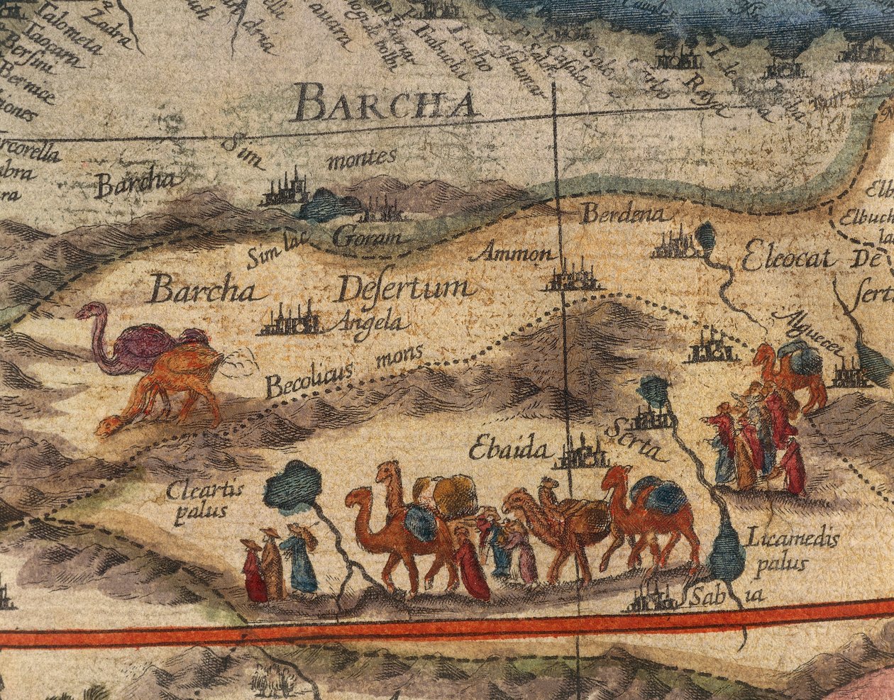 خريطة لأفريقيا في عام 1686 رسمها جوان بلاو بالتفصيل بواسطة جوان بلاو