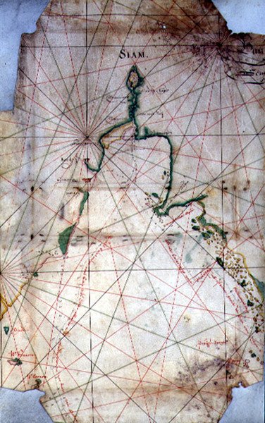 خليج صيام حوالي 1679 (نقش ملون) بواسطة جوان بلاو