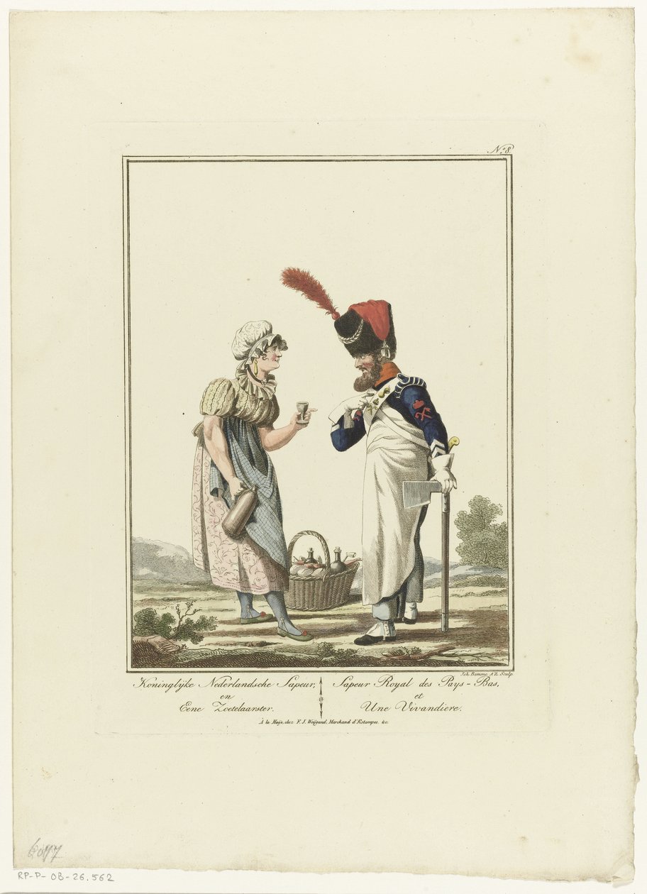 عصارة في التحلية Royal Dutch sapeur and a sweet potato (العنوان على الكائن) الزي الرسمي والأزياء (عنوان السلسلة) بواسطة جوانز بيمي
