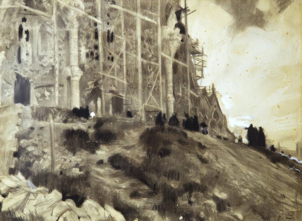 بناء Sagrada Familia بواسطة Joaquim Mir i Trinxet