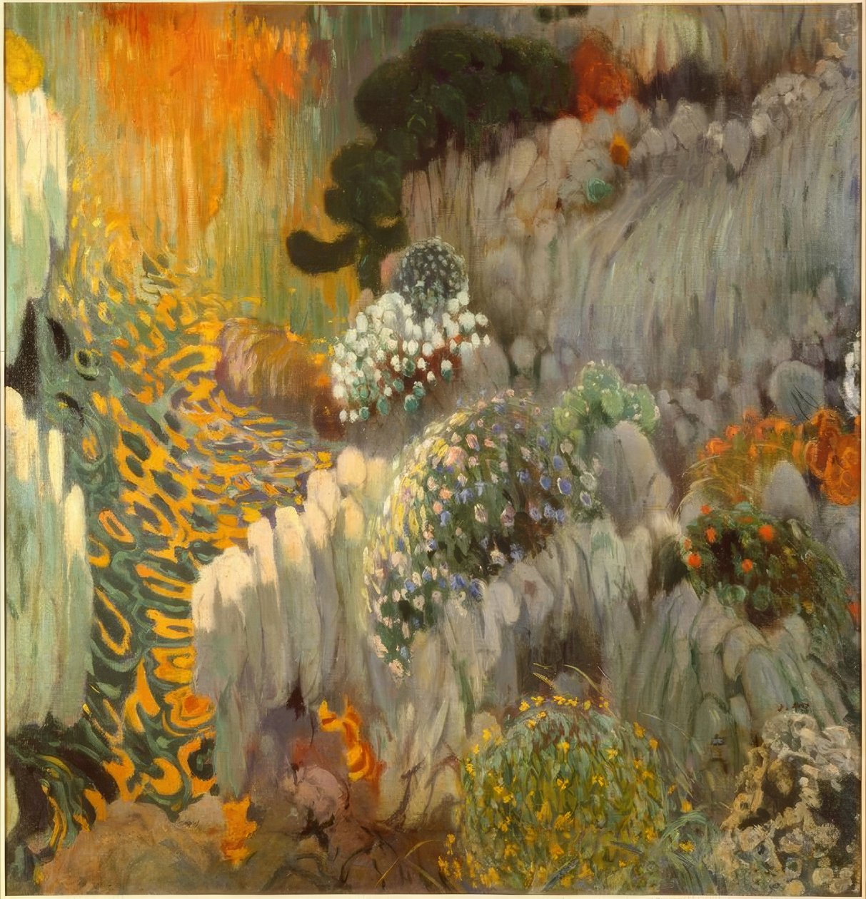 Orientalisches Tafelbild (Wanddekoration in der Casa Trinxet) بواسطة Joaquim Mir i Trinxet