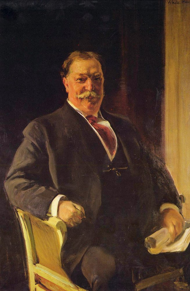 Retrato del Sr. Taft ، Presidente de los Estados UnidosnEnglish: صورة السيد تافت ، رئيس الولايات المتحدة الأمريكية الفرنسية: صورة للسيد تافت ، رئيس الولايات المتحدة الأمريكية بواسطة خواكين سورولا