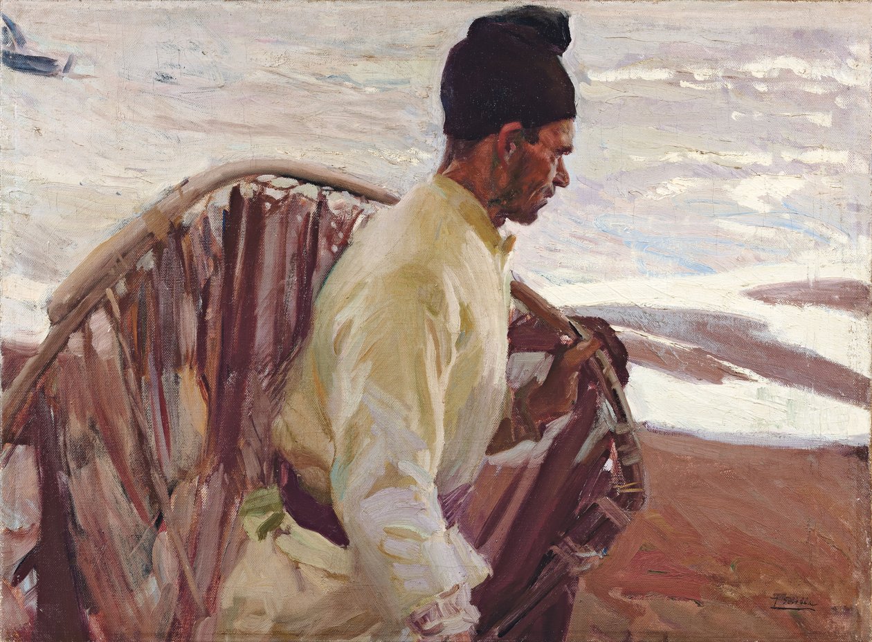 صياد الروبيان ، فالنسيا ؛ صياد الروبيان ، فالنسيا ، 1908 بواسطة خواكين سورولا