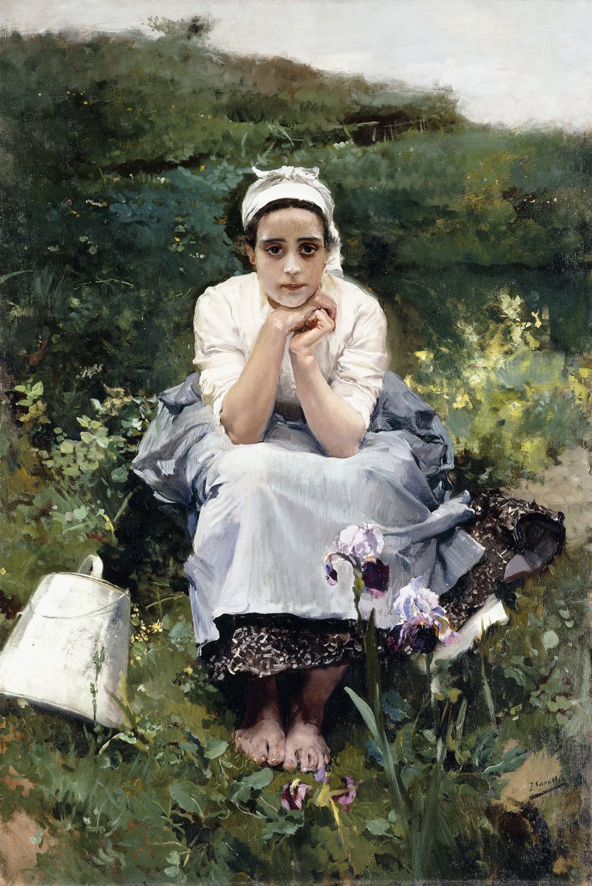 الحافظة ، c.1890 بواسطة خواكين سورولا