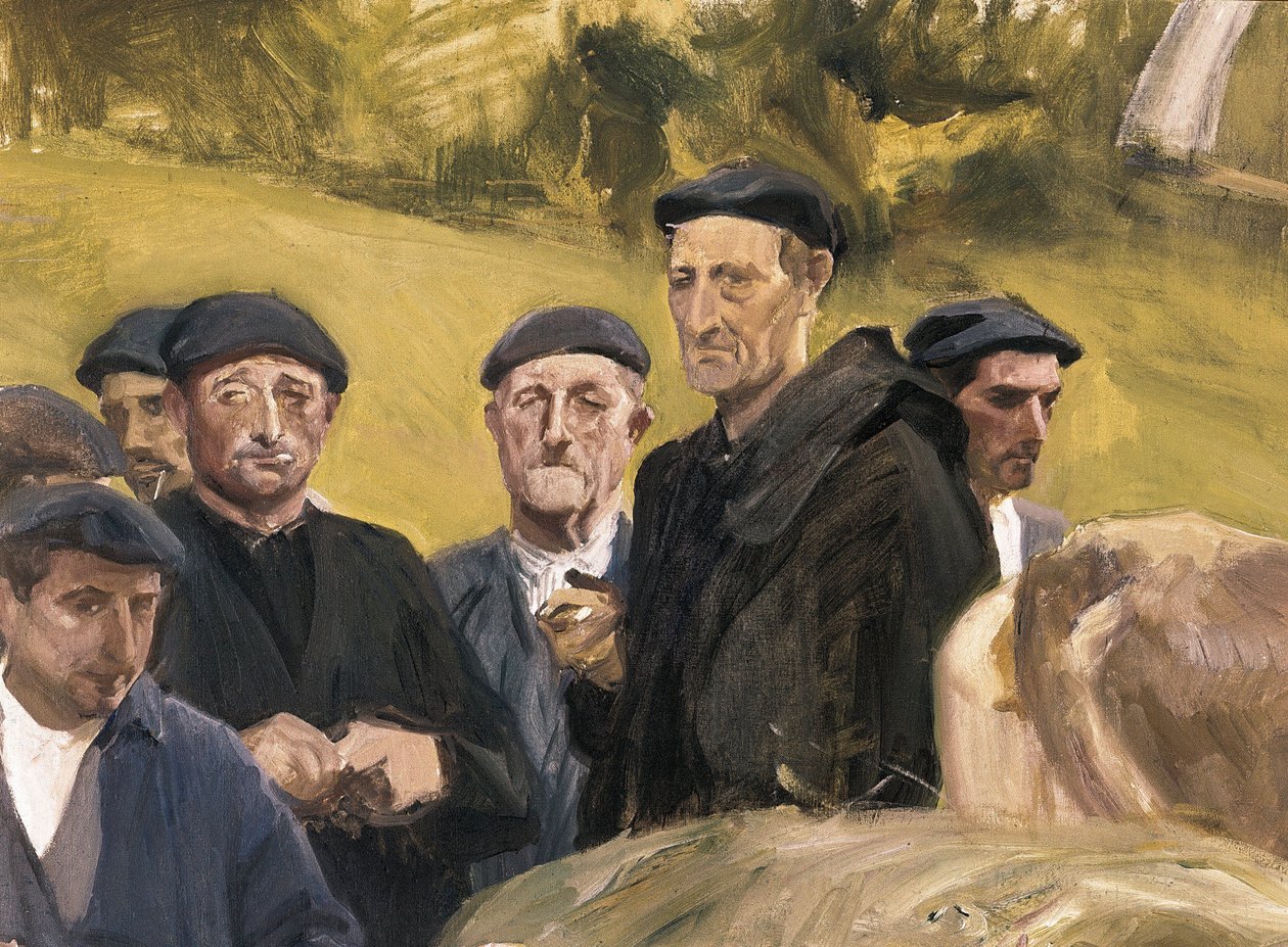 أنواع الجويبوزكوا. لوحة جواكين سورولا (1863-1923) زيت على قماش. مجموعة خاصة. بواسطة خواكين سورولا