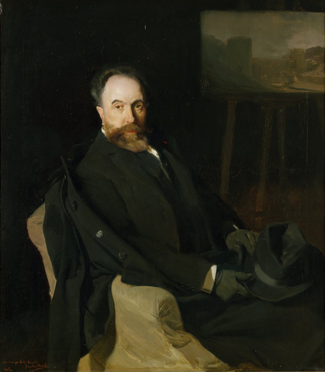 صورة للرسام Aureliano de Beruete بواسطة خواكين سورولا