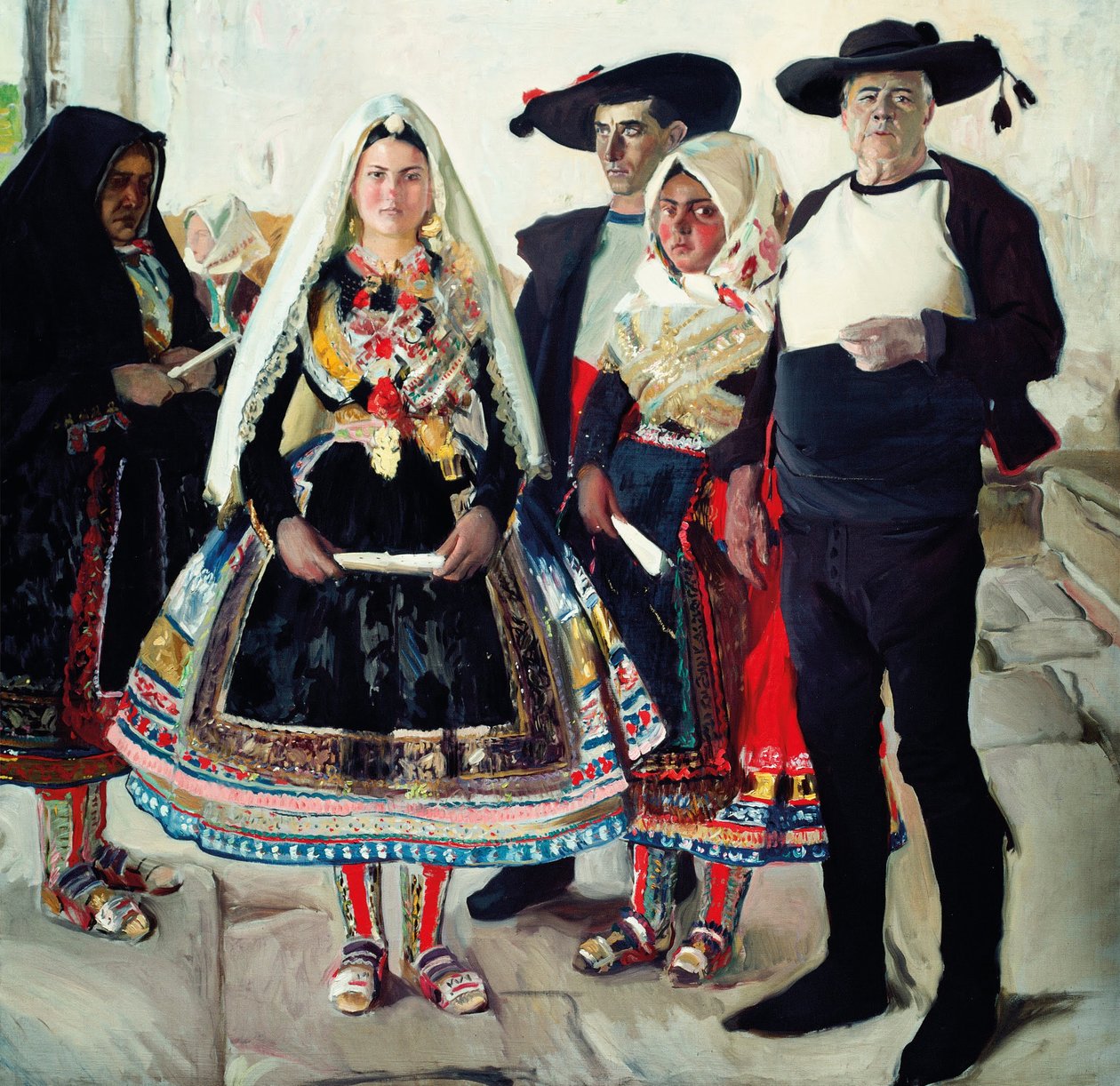 نموذجي Lagarterans أو Lagarteran BrideShare بواسطة خواكين سورولا