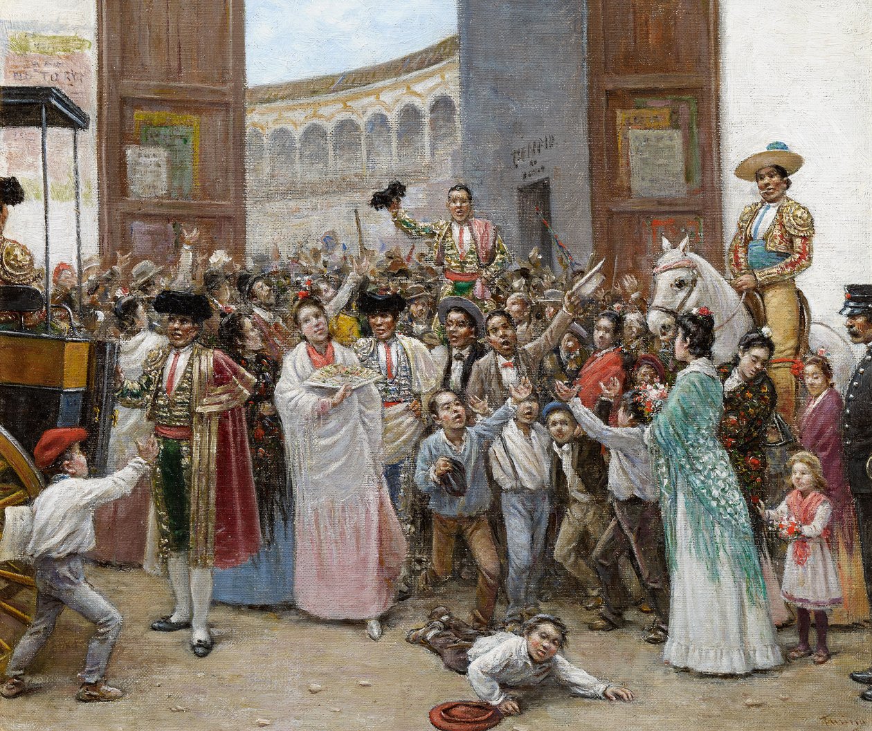 مخرج النصر من Maestranza Bullring في إشبيلية بواسطة منطقة جواكين تورينا