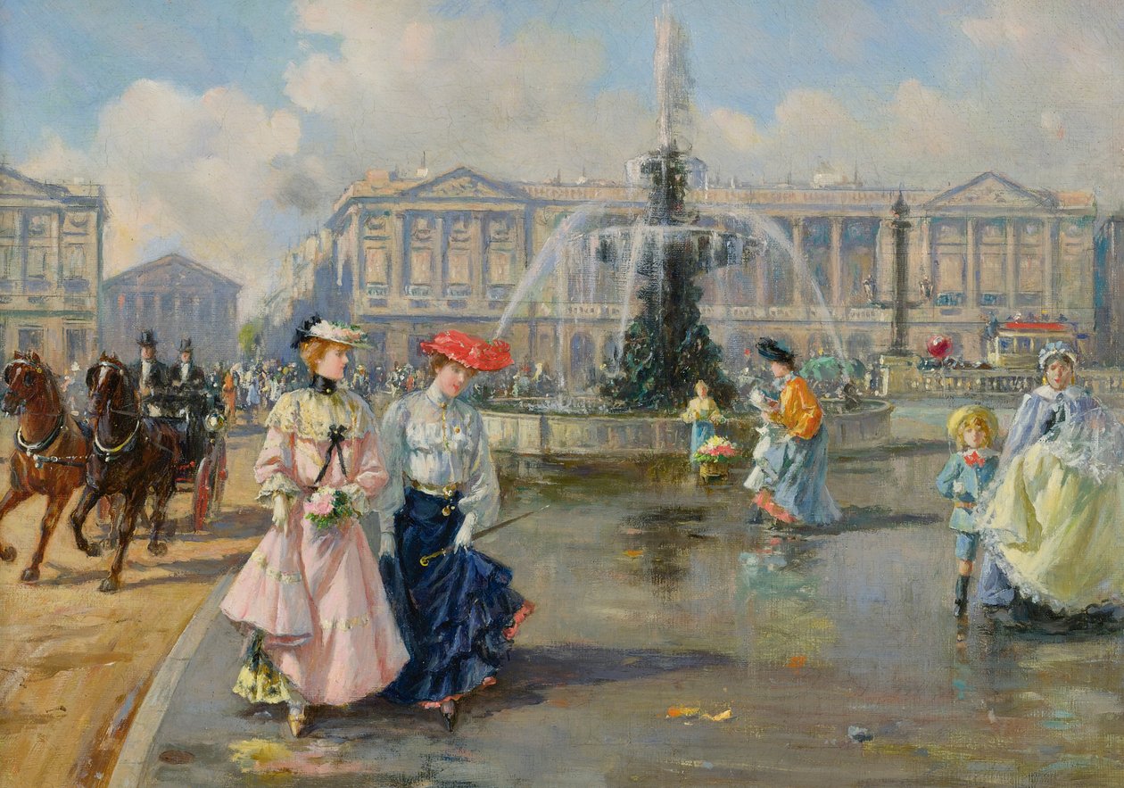 ساحة الكونكورد ، حوالي 1872 (زيت على قماش) بواسطة خواكين بالاريس ألوستانت