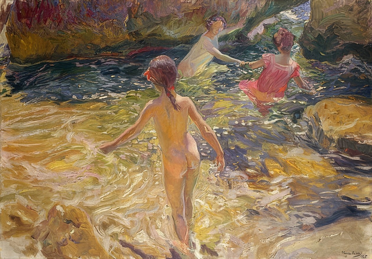 الاستحمام ، جافيا. 1905 بواسطة خواكين سورولا