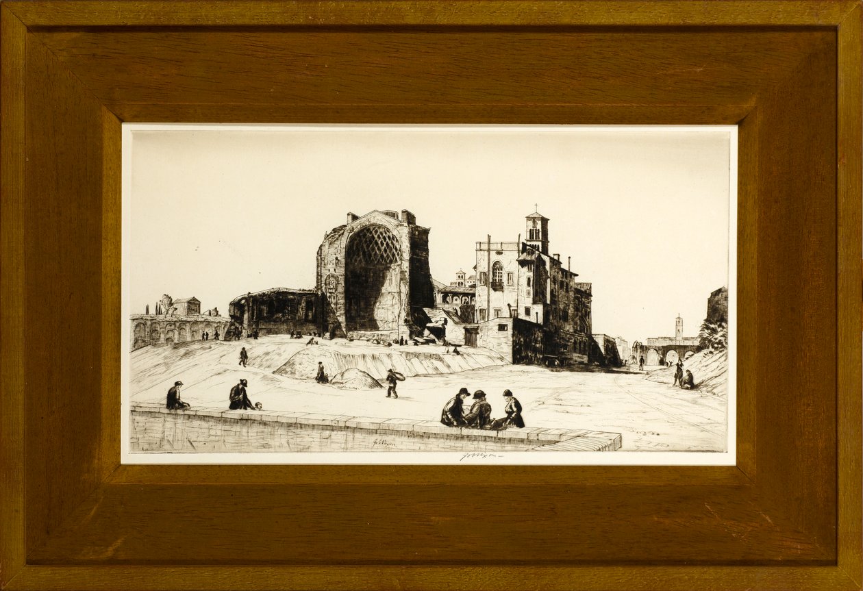 معبد فينوس وروما ، روما ، حوالي 1922 بواسطة ايوب نيكسون